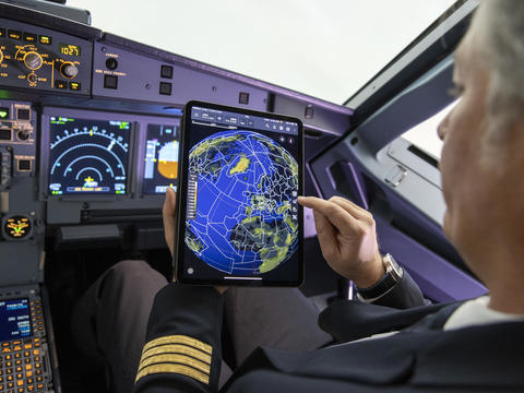 Pilot using Mission+