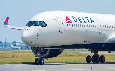 Delta Air Lines A350-900 front fuselage