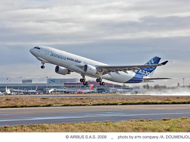 A330-200F first flight