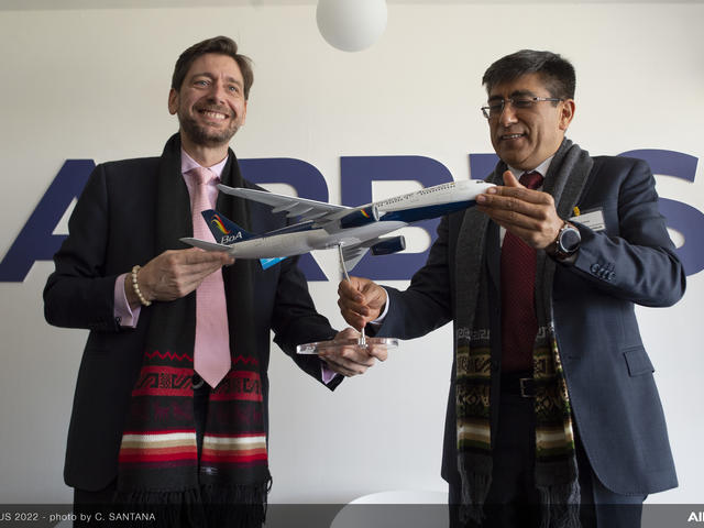 Airbus newest operator in Bolivia - Boliviana de Aviacion