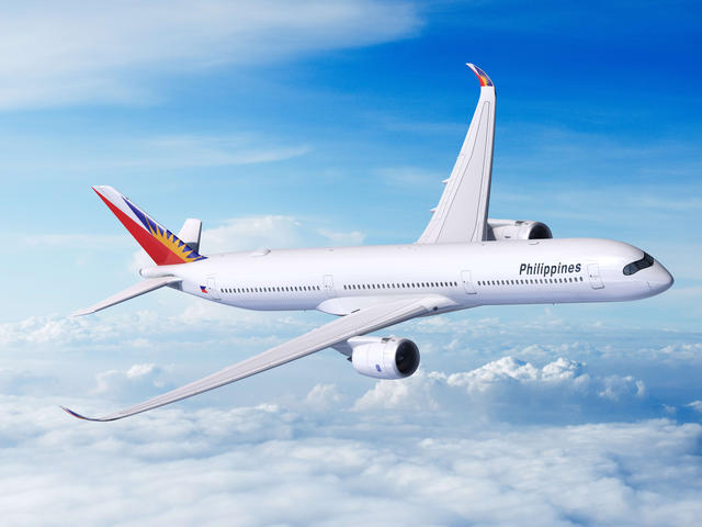 Philippines A350 flying