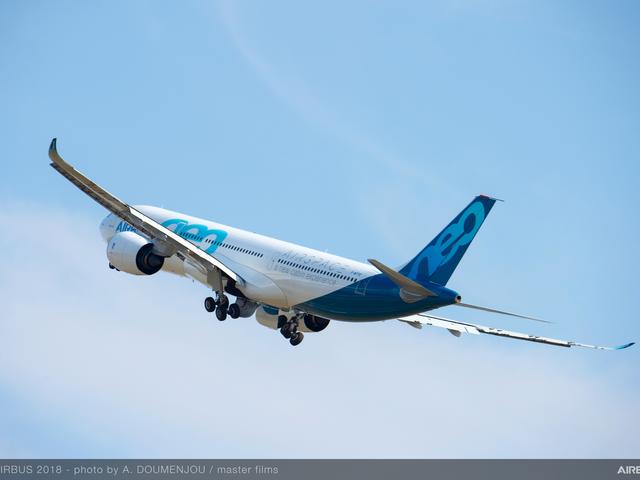 A330-900 taking off