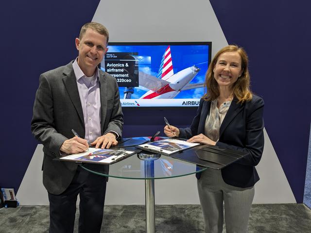 American Airlines - Avionics & Airframe agreement A320ceo - MRO Americas 2024