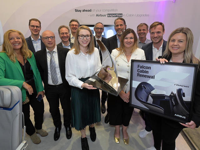 Finnair celebrates collaboration with Airbus during AIX 2024
