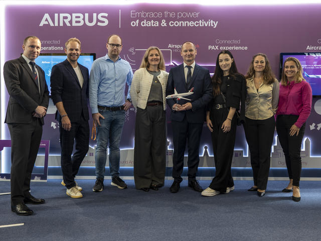 Czech Airlines & Smartwings on Airbus' stand during 2024 MRO Europe