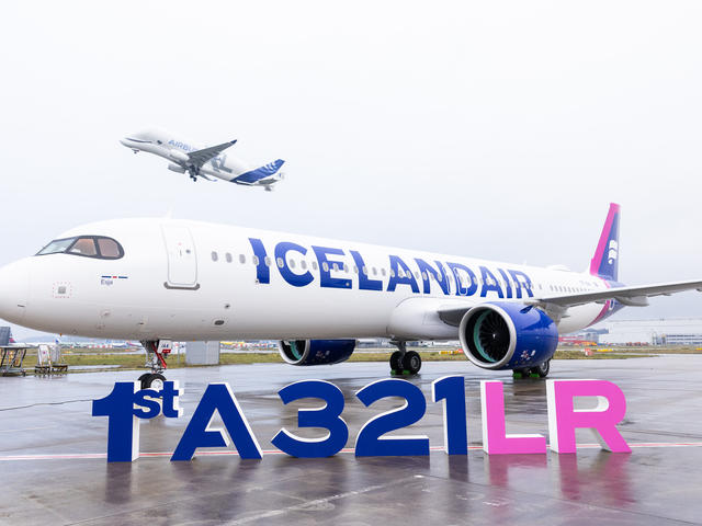 Icelandair first A321LR - delivery