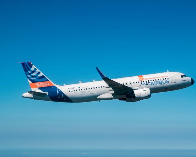 A320ceo in flight