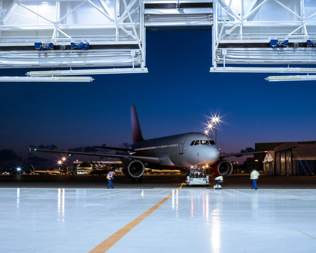 aircraft going into maintenance check aircraft going into maintenance check