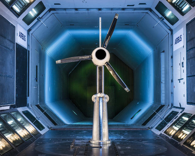 A Wind Tunnel Experiment in Progress A Wind Tunnel Experiment in Progress