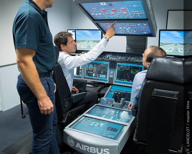 Module for flight training. Module for flight training.