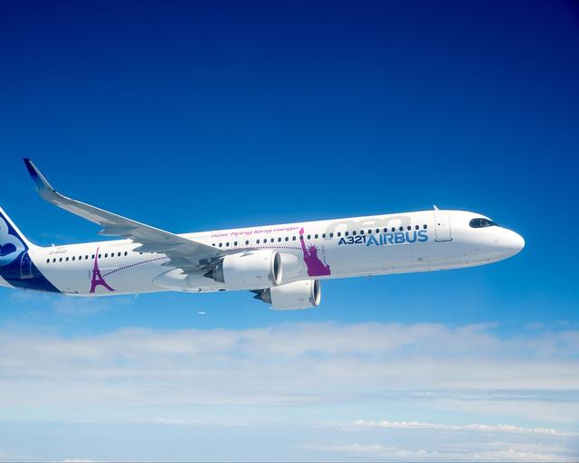A321LR in flight