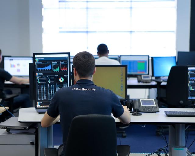 Cybersecurity Cybersecurity team working