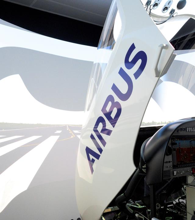 Airbus Flight Academy aircraft simulator