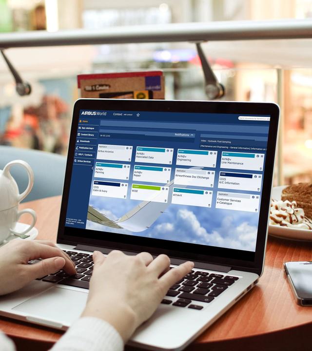 Airbus World Laptop Cake
