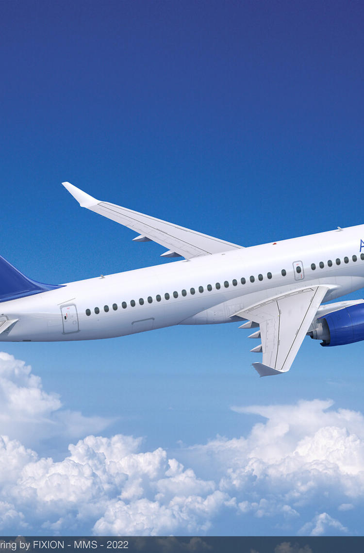 A220-300 Azorra rendering