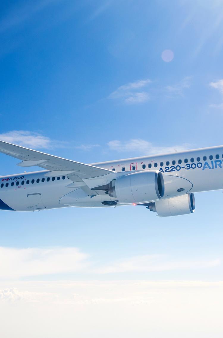 A220-300-in-flight-sunny-sky