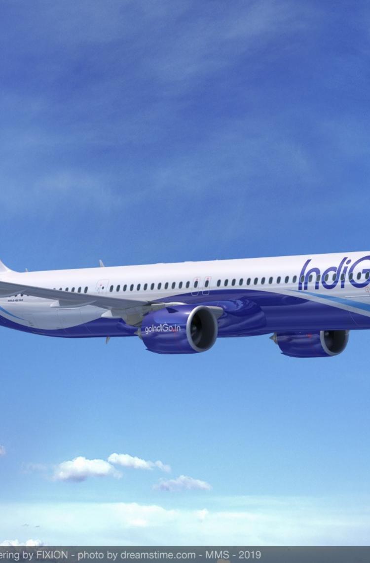 A320neo Indigo MSN8077 landing A320neo Indigo MSN8077 landing