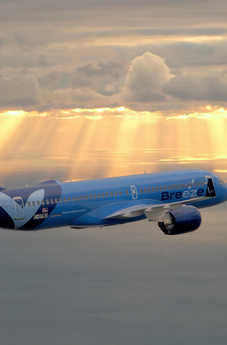 Breeze A220 with Viasat Radome