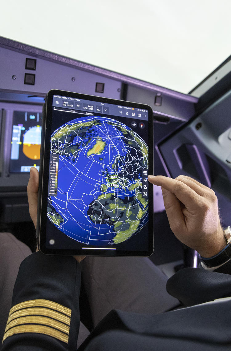 Pilot using mission +