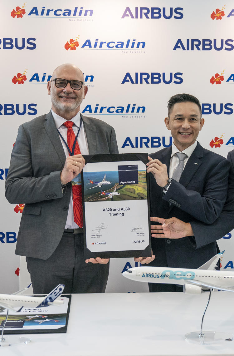 Aircalin signs contract for pilot training at AATC in Singapore