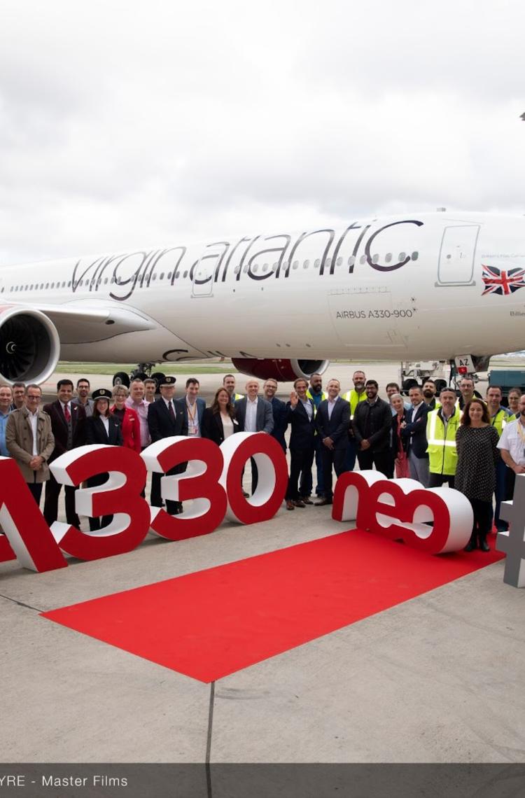 A330neo Virgin delivery