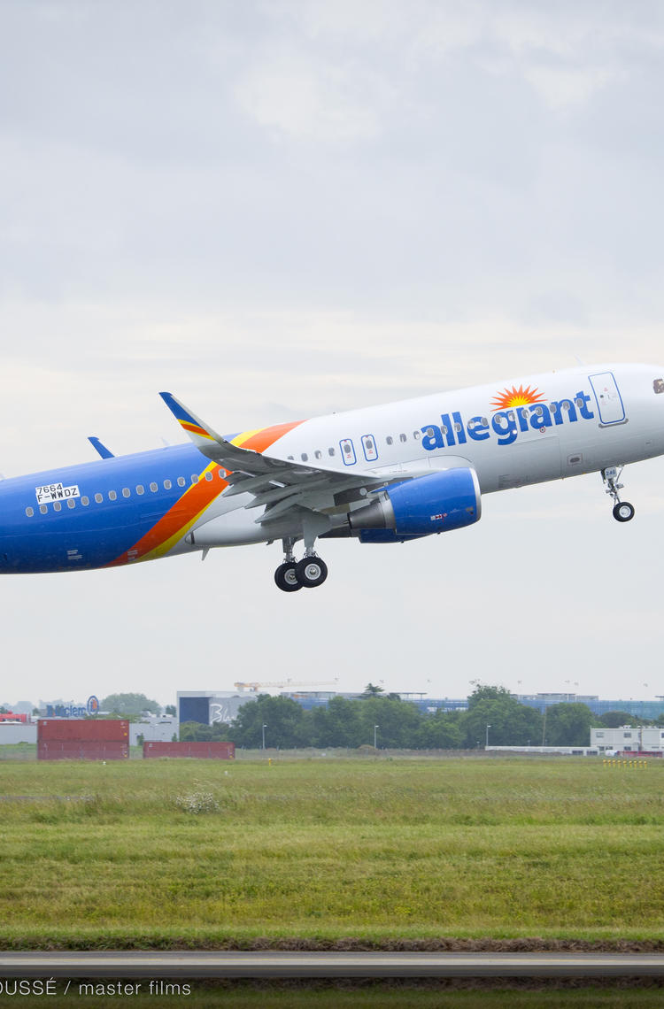 A320neo Allegiant Air MSN7664 take off