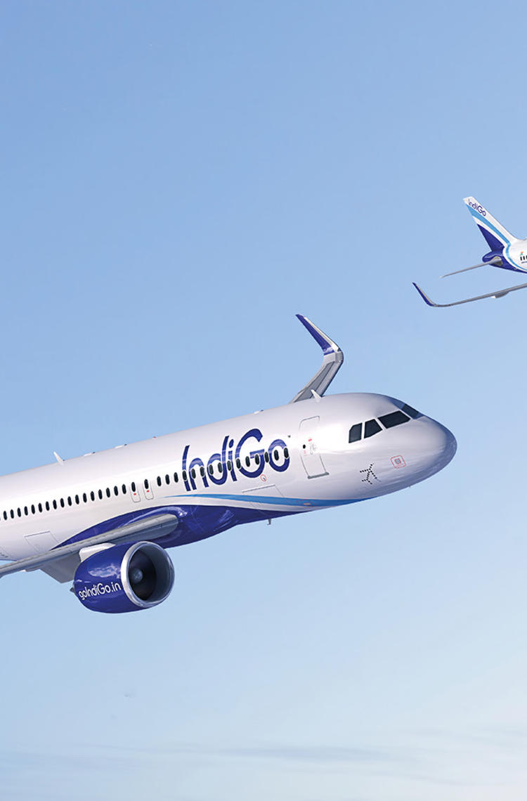 IndiGo A320neos flying