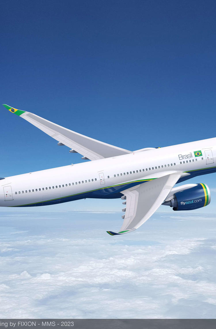 Azul Linhas Aéreas A330neo rendering