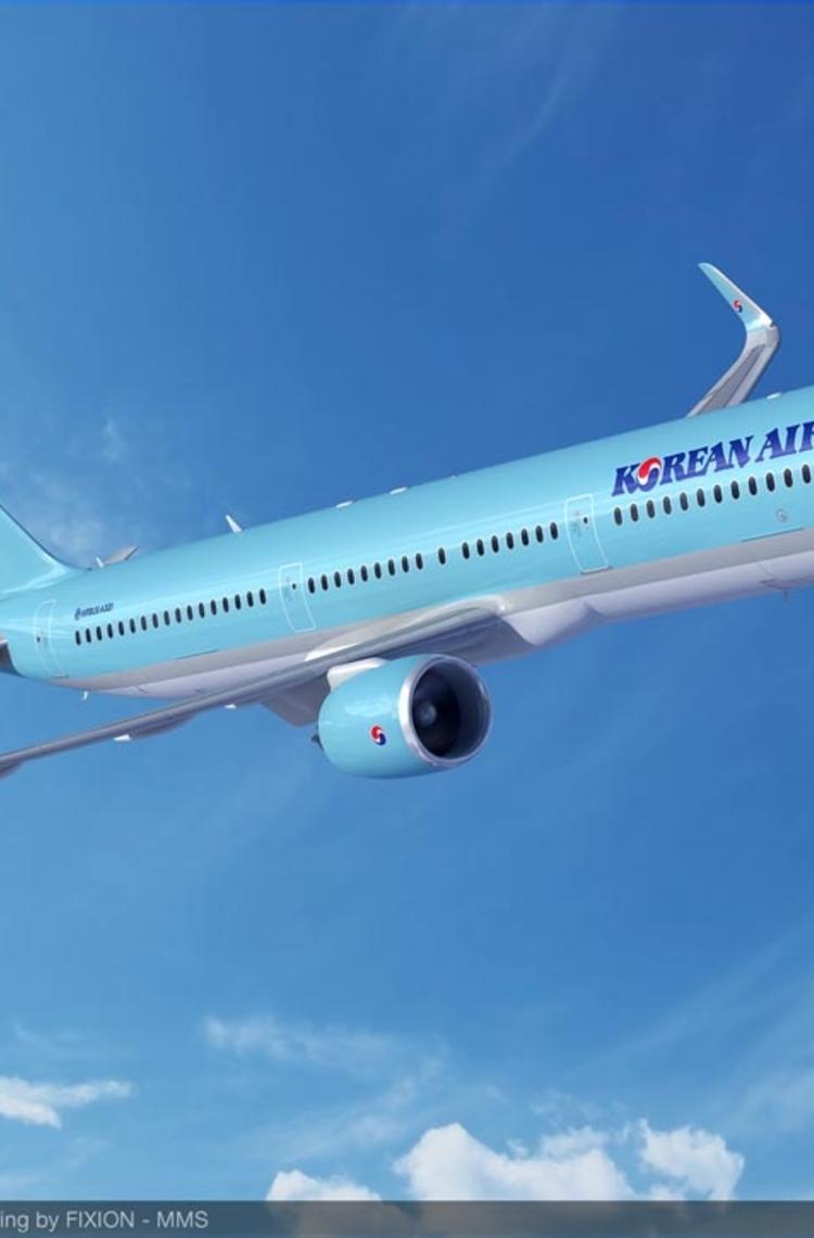 Korean Air A321neo render