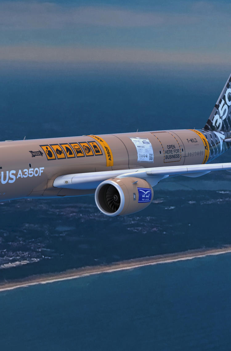 A350F rendered in the winning livery revealed at Paris Airshow 2023