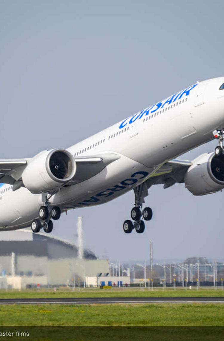Corsair A330neo taking off Corsair A330neo taking off