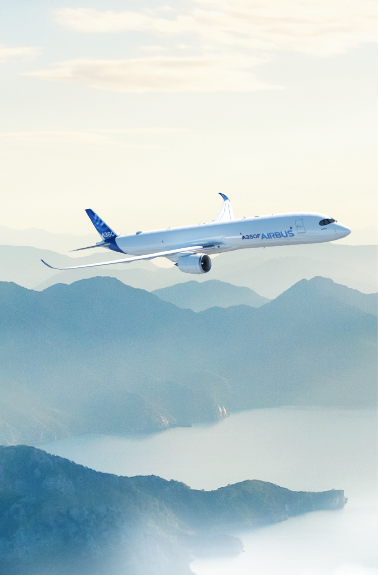 A350F in flight A350F in flight