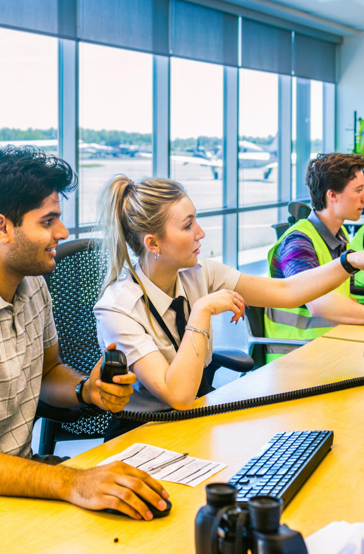 Seneca Polytechnic students in Canada using NAVBLUE's N-Flight Planning platform