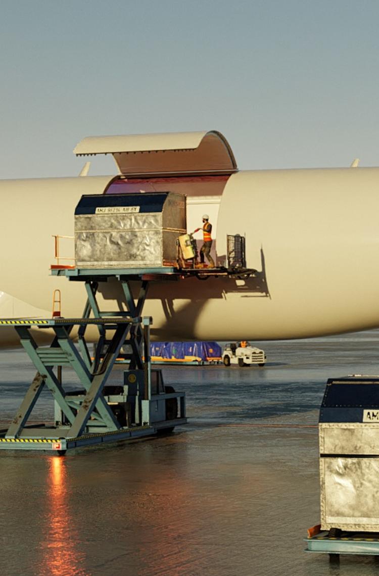 A350F door rendering