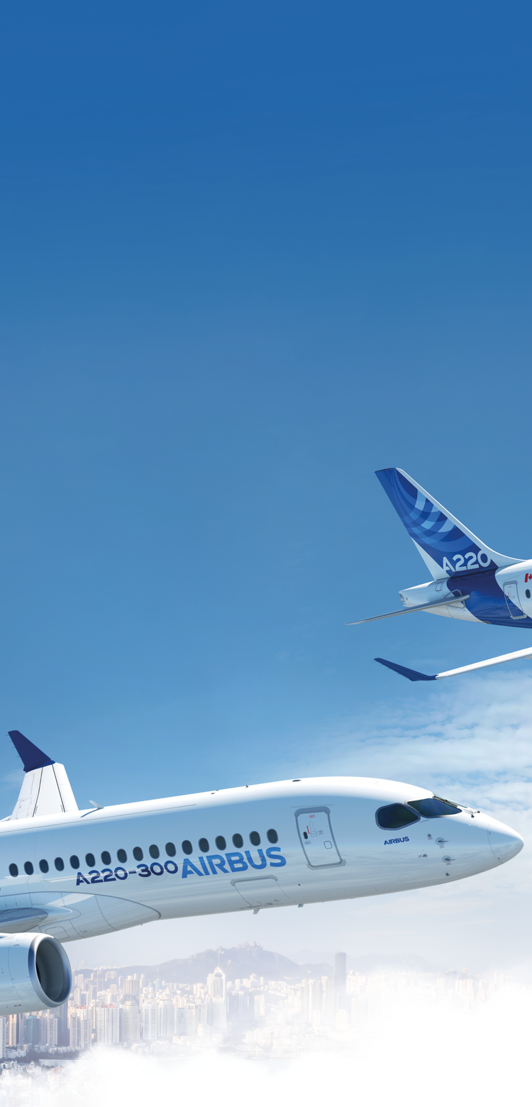 A220 family aircraft flying A220 family aircraft flying