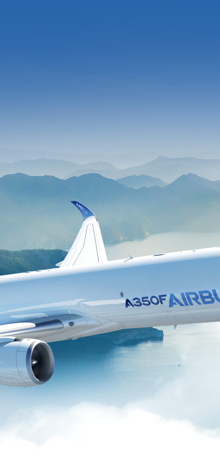 A350F in flight