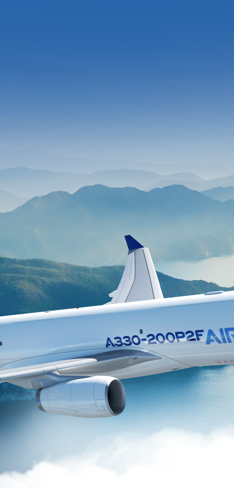 A330-200P2F in flight