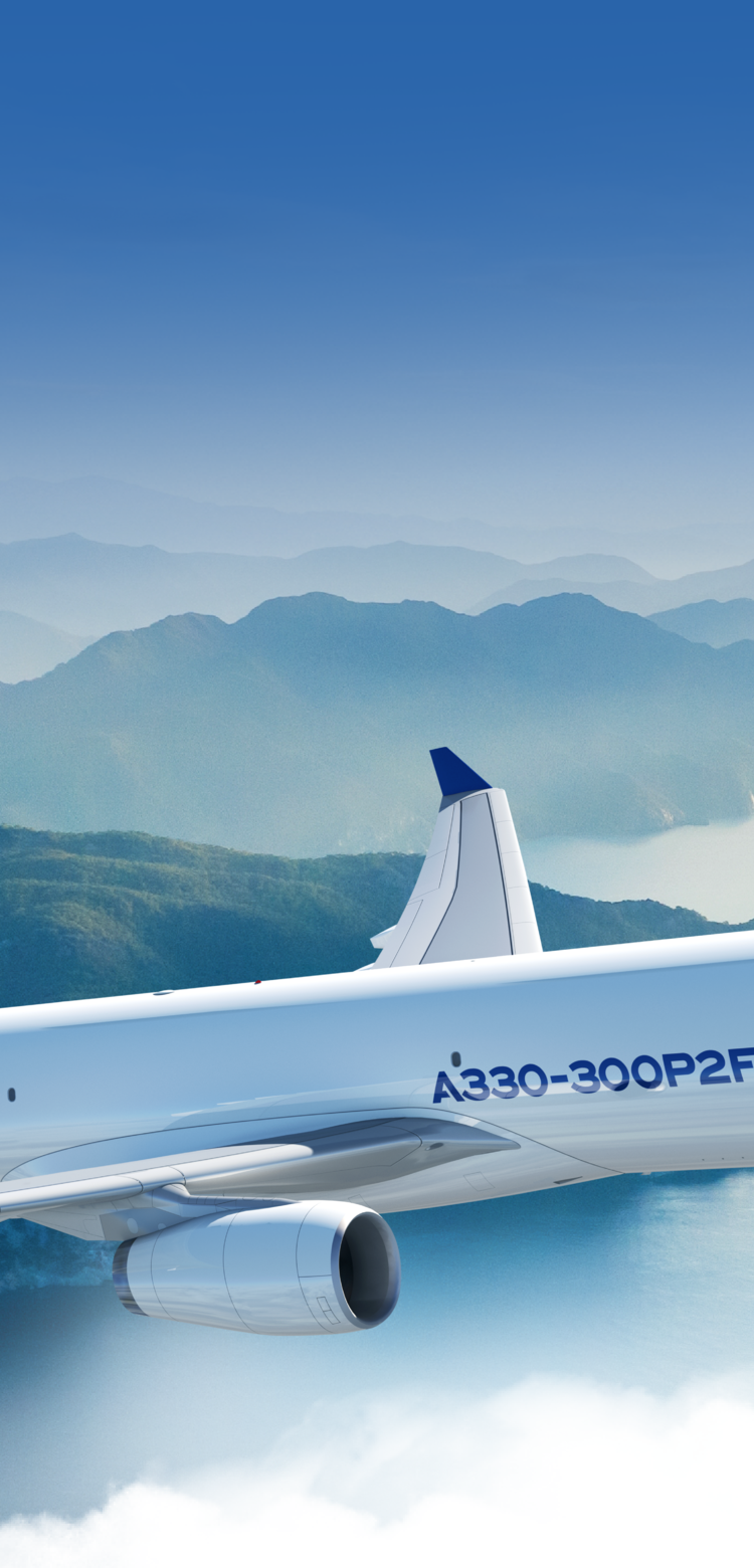 A330-300P2F in flight A330-300P2F in flight