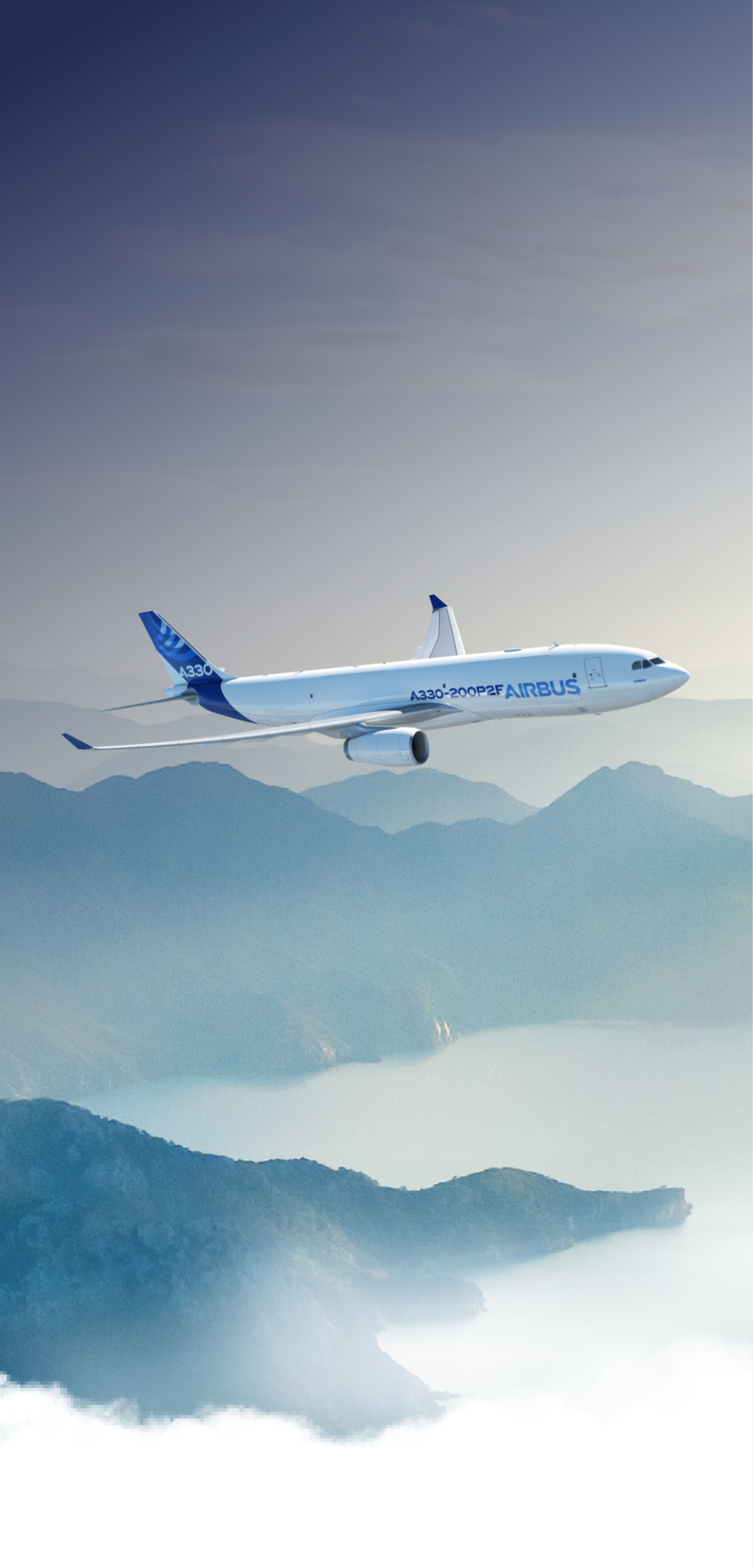 A330-200P2F in flight