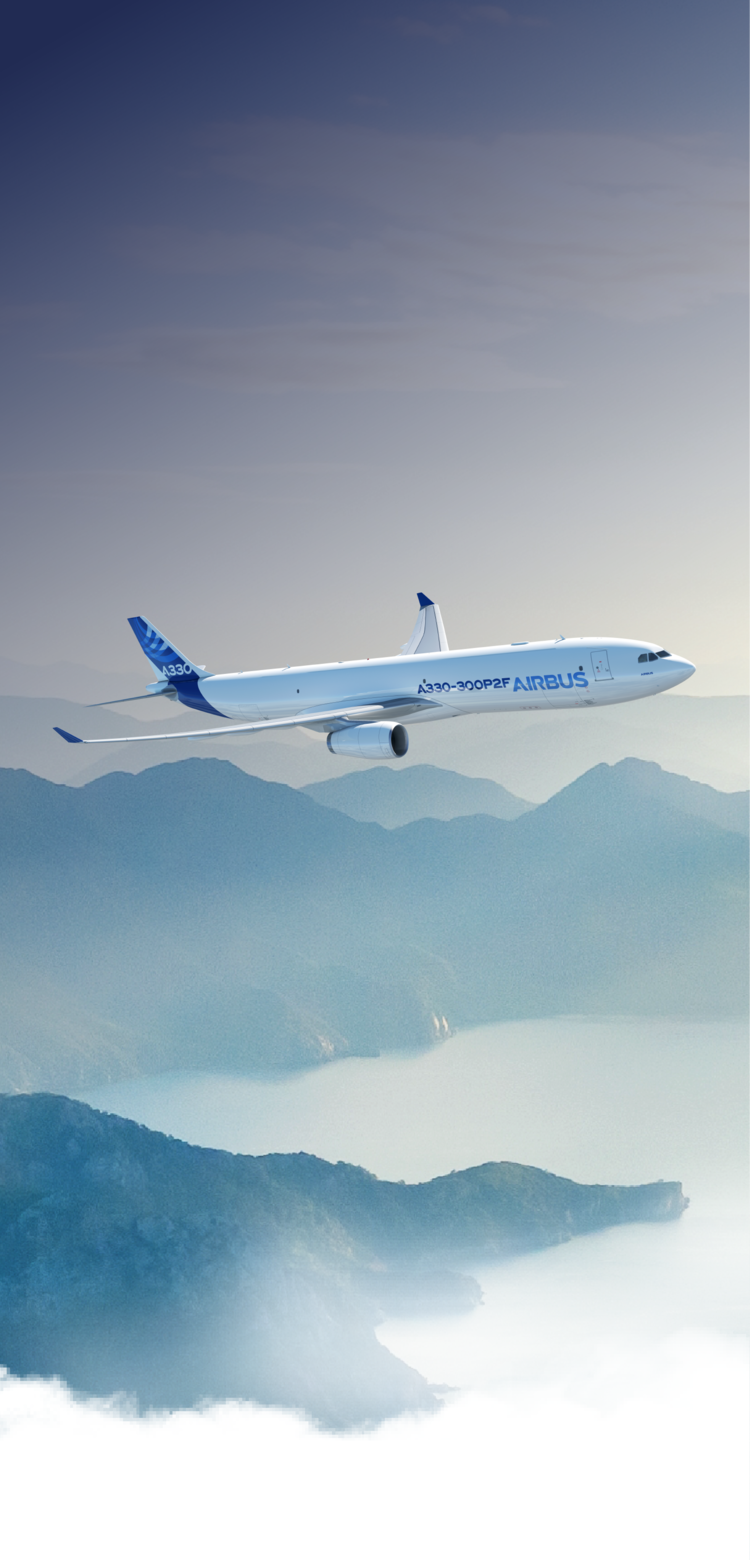 A330-300P2F in flight A330-300P2F in flight