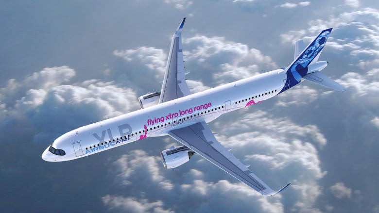 A321XLR - WALLPAPER ON DESKTOP - CLOUDS