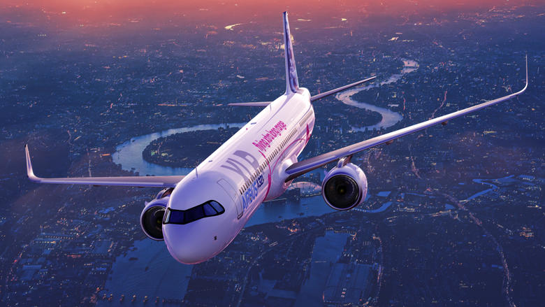A321XLR - WALLPAPER ON DESKTOP - LONDON